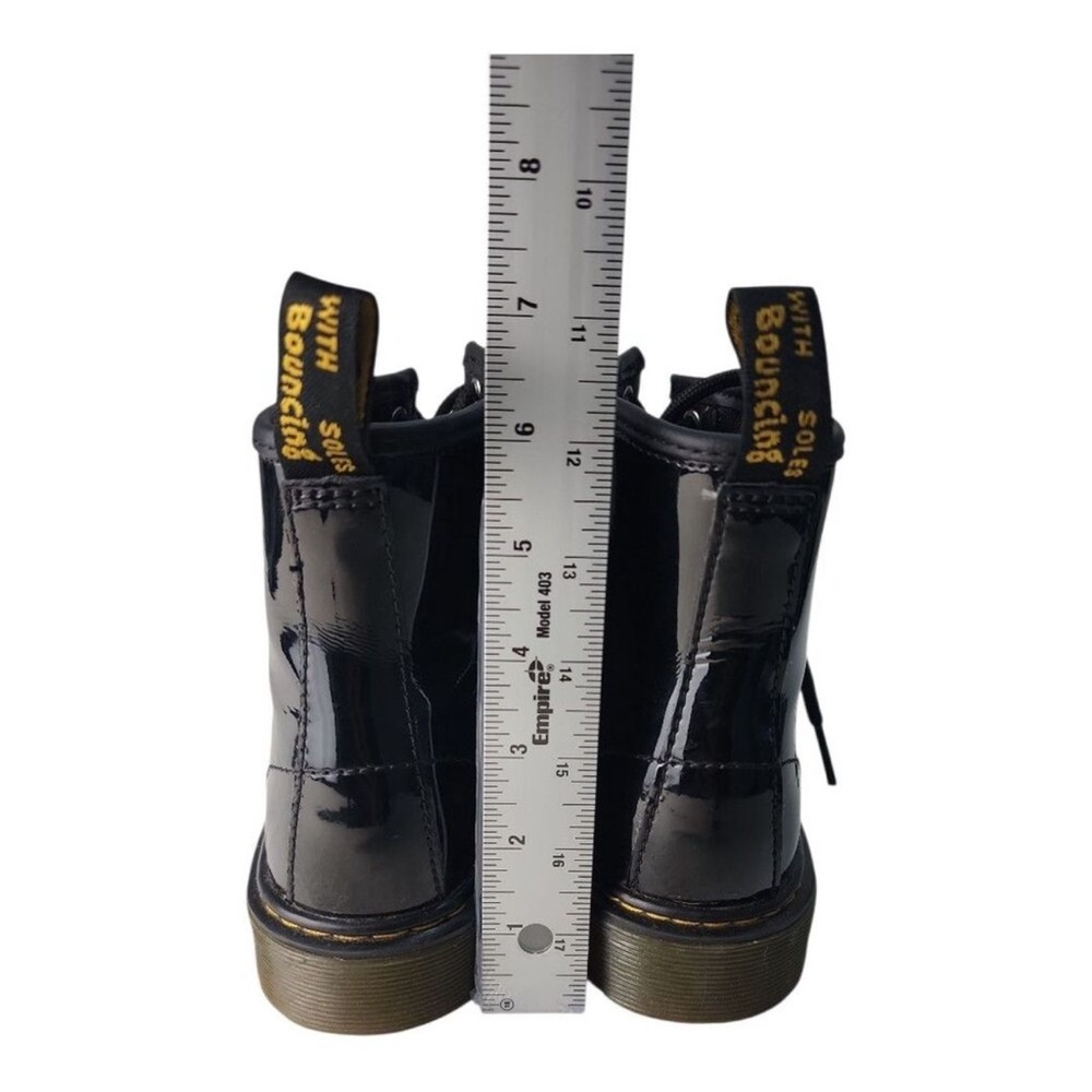 Dr. Martens Glossy Black Ankle Boots - Picture 2 of 6